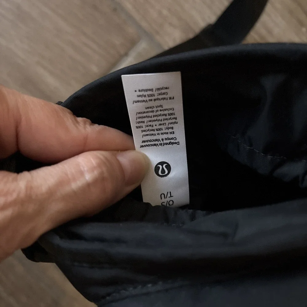 Lululemon Water Bottle Crossbody Bag Black NWOT
